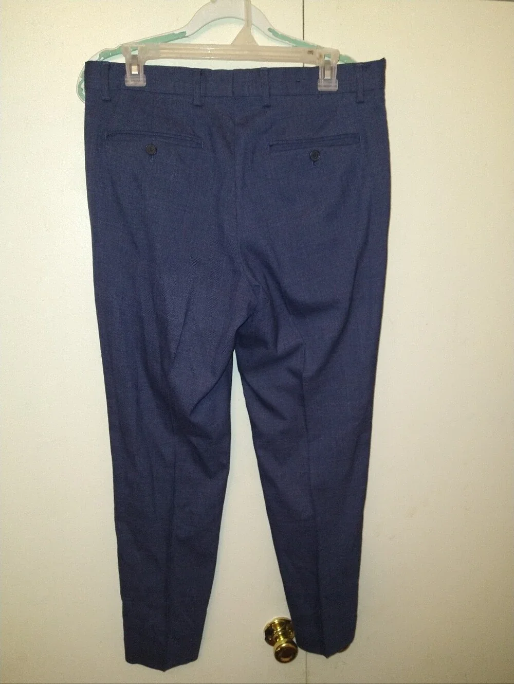 Banana Republic Slim Fit Blue Chino Pants Men's sz 31x29. Tag size is 31x30,